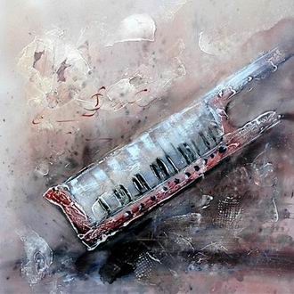 Musical Instrument oil painting